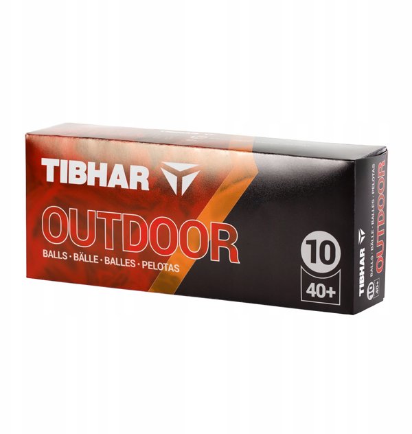 Galda tenisa bumbinas TIBHAR Outdoor TT-balls 10-p WH