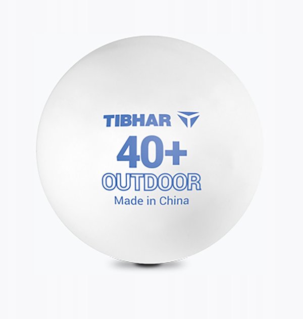 Galda tenisa bumbinas TIBHAR Outdoor TT-balls 10-p WH