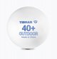 Galda tenisa bumbinas TIBHAR Outdoor TT-balls 10-p WH