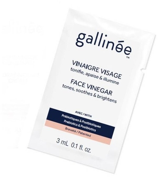Gallinee, Microbiome Skincare, Apple Cider Vinegar, Tones/Soothes & Brightens, Tonic Lotion, For Face, 3 ml *Sample For Women