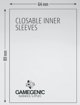 Gamegenic Closable Inner Sleeves - Θήκες Προστασίας Καρτών (100 Τεμάχια)