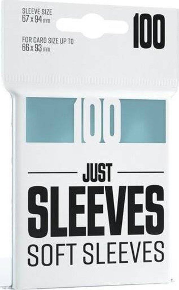 Gamegenic Just Sleeves Soft Sleeves Προστατευτικά Καρτών 67 x 94 mm, 100 Τεμάχια
