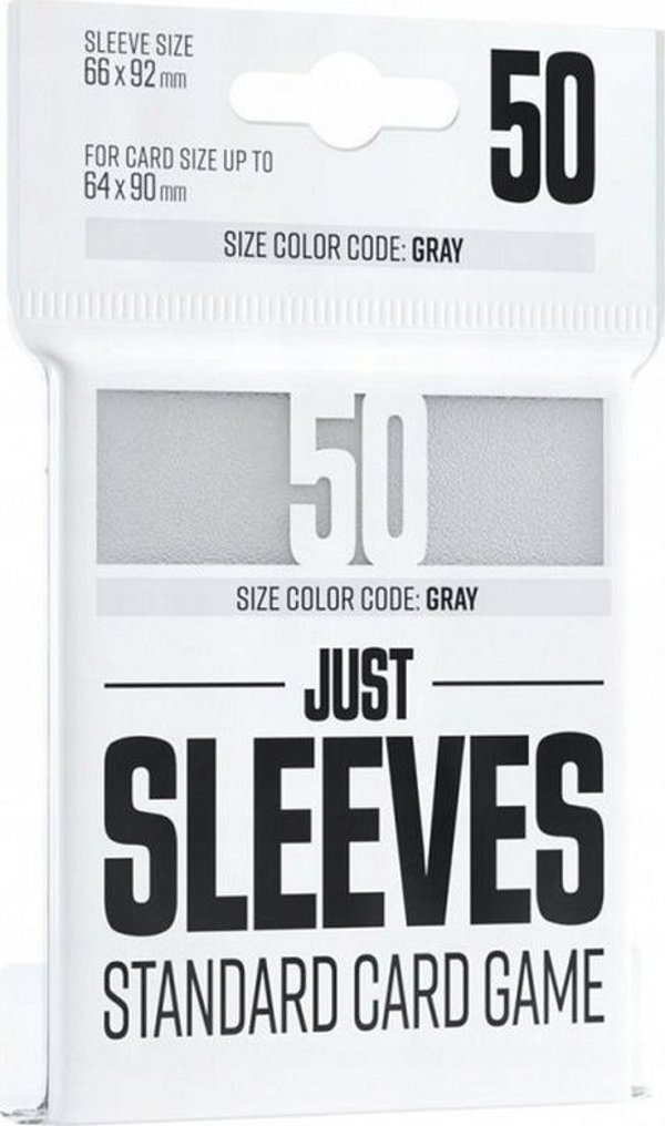 Gamegenic Gamegenic: Just Sleeves - Standard Card Game Sleeves (66x91 mm), Λευκά, 50 τεμάχια