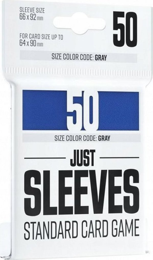 Gamegenic Gamegenic: Just Sleeves - Standard Card Game Sleeves (66x91 mm), Μπλε, 50 τεμάχια