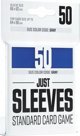Gamegenic Gamegenic: Just Sleeves - Standard Card Game Sleeves (66x91 mm), Μπλε, 50 τεμάχια