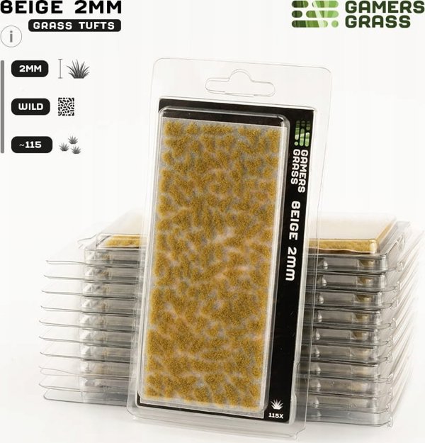 Gamers Grass Τουφίτσες Γρασιδιού Wild Tufts, 2mm, Μπεζ, 1τμχ