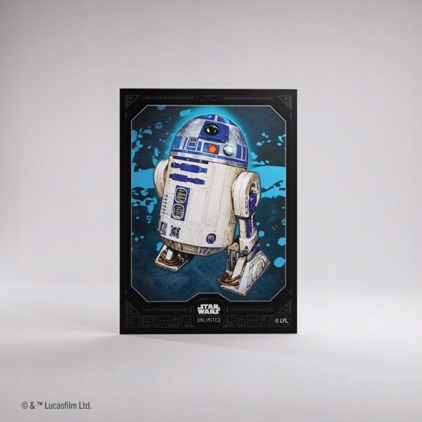 Gamegenic Star Wars Unlimited Premium Art Sleeves - R2-D2, Προστατευτικές Θήκες Καρτών