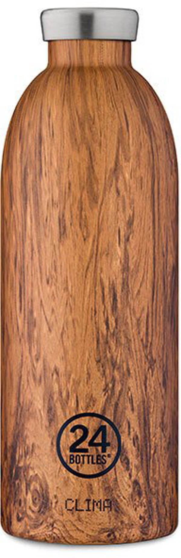 24Bottles Clima Bottle 0.85L Sequoia Wood, Θερμός από Ανοξείδωτο Ατσάλι, 850ml
