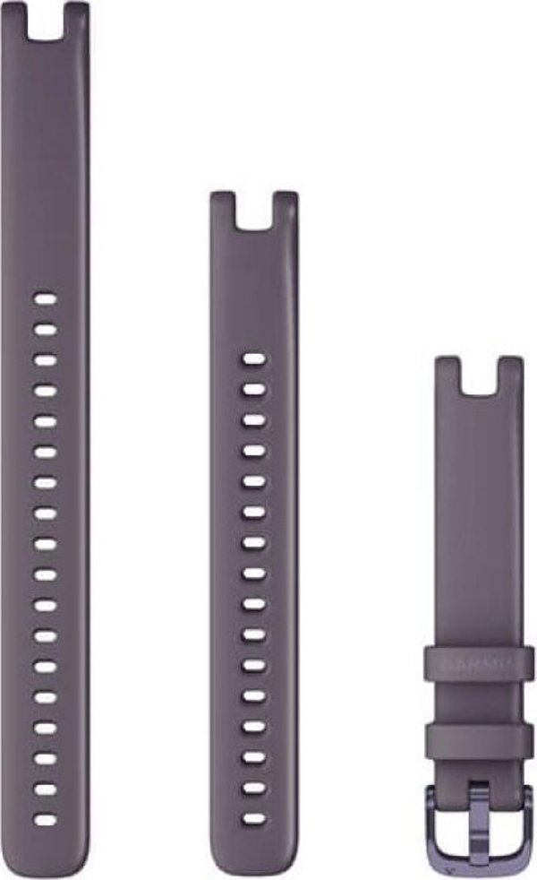 Garmin Λουράκι σιλικόνης για τον καρπό - σειρά Lily (σκούρο ορχιδέα / σκούρα ορχιδέα αγκράφα) (010-13068-02)