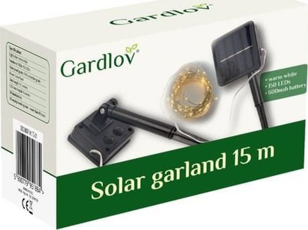 Gardlov Girlanda solarna 15m IP44 24007