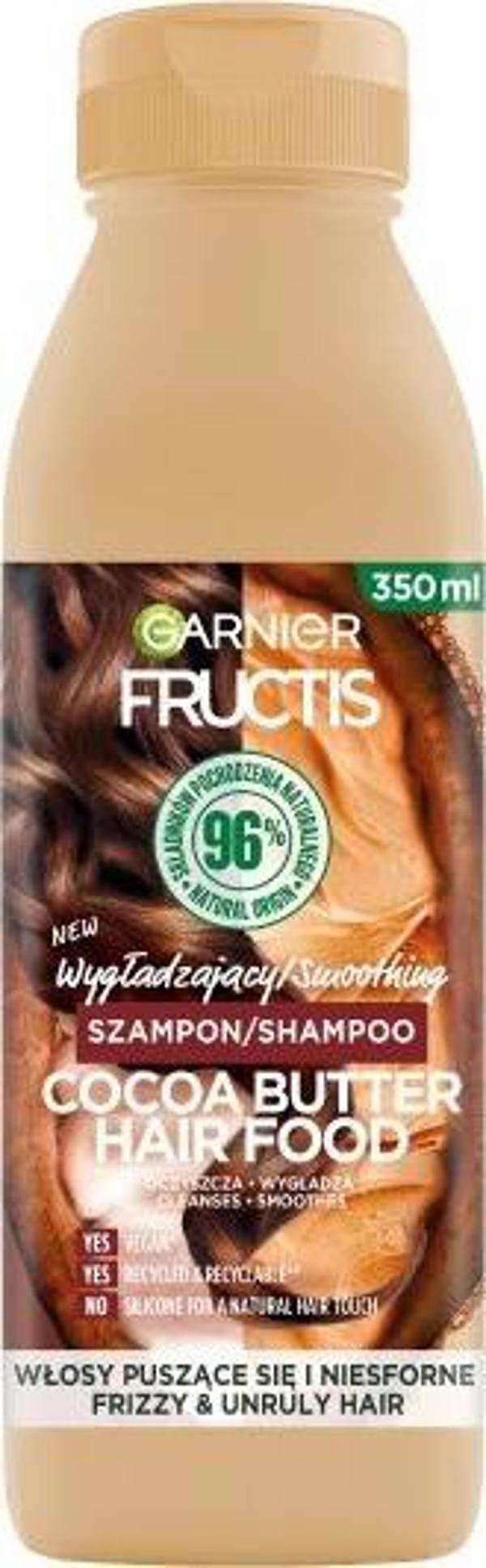 Garnier GARNIER_Fructis Σαμπουάν μαλλιών με βούτυρο κακάο για φριζαρισμένα και ατίθασα μαλλιά 350ml 9960655 3600542432689