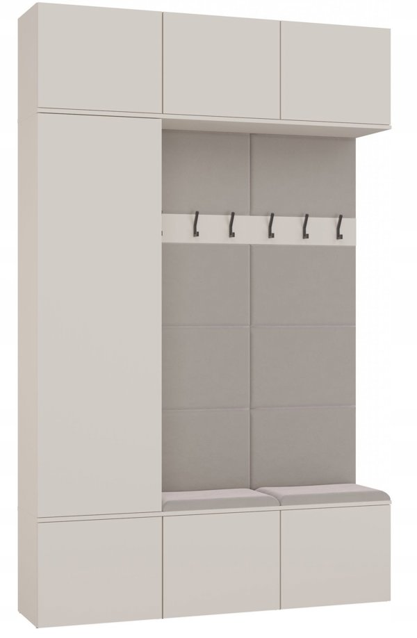 Ντουλάπα HAGA III 1Sz2W KASZMIR Ντουλάπα + 2x Κρεμάστρα