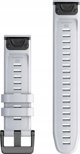 Garmin Pasek silikonowy na nadgarstek QuickFit 22 (kamiennobialy / czarna sprzaczka)
