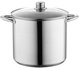 Κατσαρόλα Inox CARO, υψηλή, 26 cm, 10,0 L, με καπάκι, για επαγωγική εστία (ζωμός, μπιγκός, κονφί)