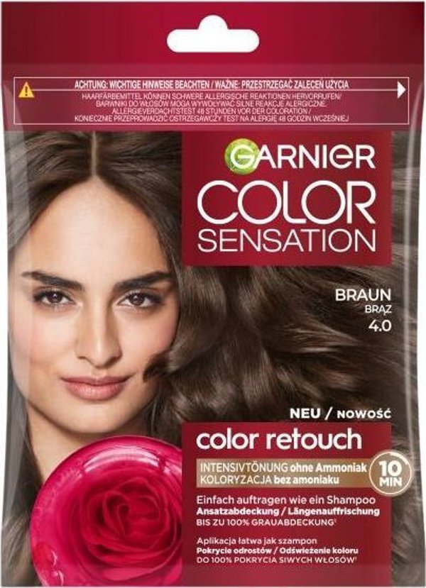 GARNIER_Ρετούς Χρώματος σαμπουάν βαφής 4.0 Καφέ