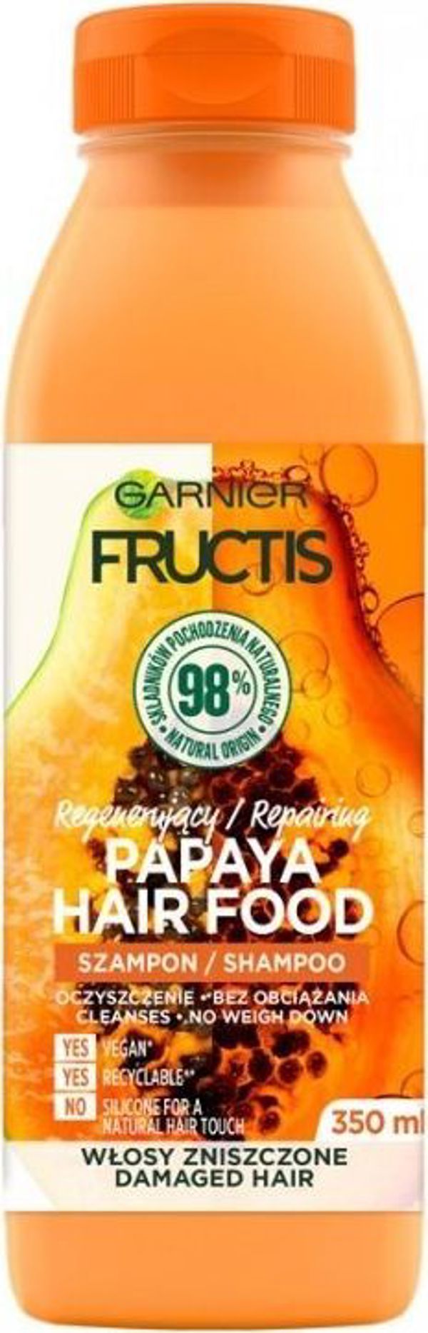 Garnier Σαμπουάν Μαλλιών Fructis Papaya Hair Food 350 ml