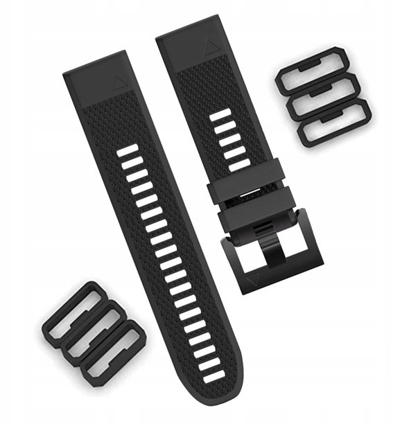 Garmin Λουράκι σιλικόνης για τον καρπό QuickFit 22 (γαλάζιο / μαύρη αγκράφα) (010-12863-20)
