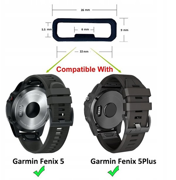 Garmin Λουράκι σιλικόνης για τον καρπό QuickFit 22 (γαλάζιο / μαύρη αγκράφα) (010-12863-20)