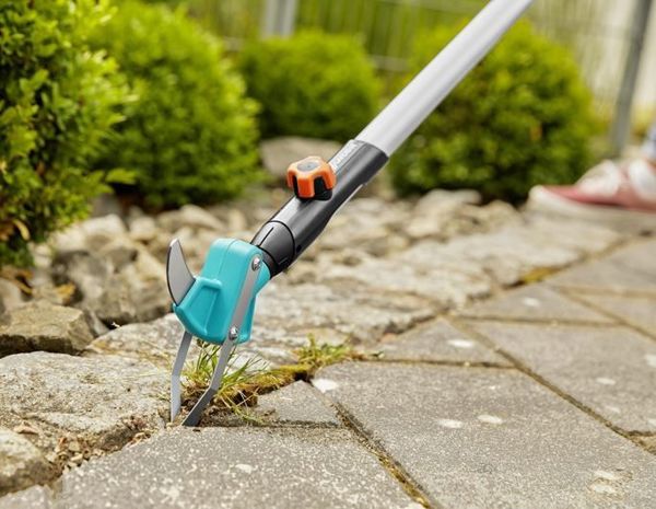 Ξύστρα Καθαρισμού Gardena 2σε1, Ανοξείδωτο Ατσάλι, για Πλακίδια και Γωνίες (03607-20)