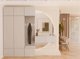 Ντουλάπα Goodhome HAGA III 2Sz1W Κασμίρ με 2 Πόρτες και Κρεμάστρα