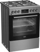 Gas stove with electric oven BEKO FBMA62330TXDSN, 60 cm