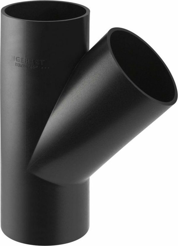 Geberit Trojnik PE 45° 125 x 63mm (368.120.16.1)