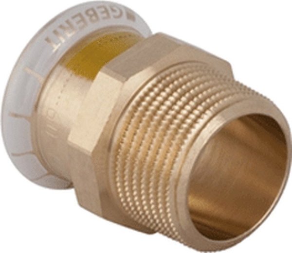 Geberit Mapress Χαλκός Αέριο - Μεταβατικός σύνδεσμος GZ 15 x 3/4" [1]