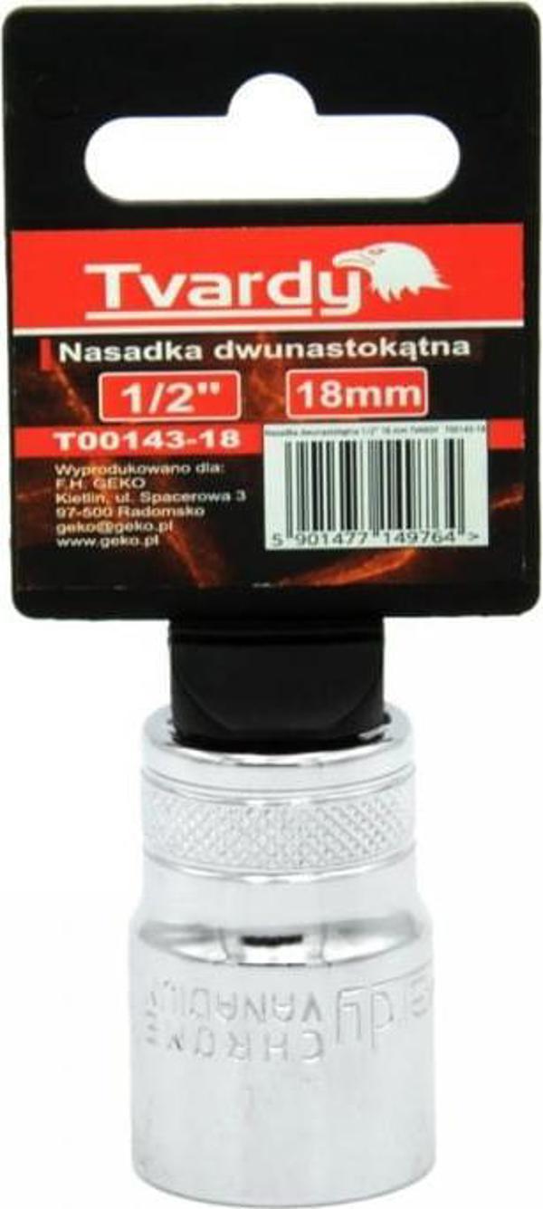 Geko Καρυδάκι 1/2" Δωδεκάγωνο 18mm Tvardy T00143-18