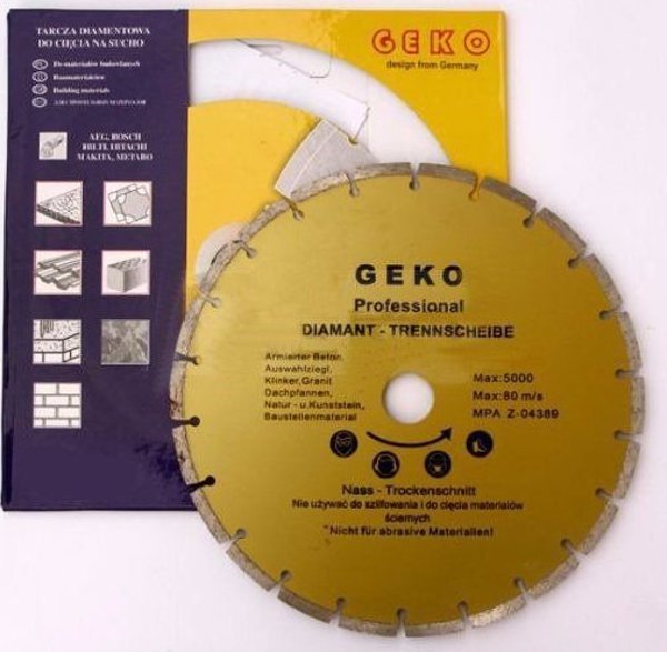 Geko Tarcza diam.350x8x32mm segment.GEKO PROFI(10)