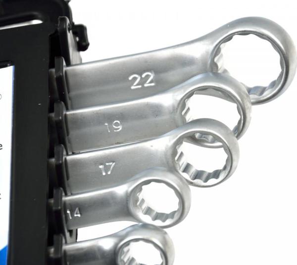 Geko KLUCZE PLASKO-OCZKOWE SATYNA 6-22MM 12EL CRV/CLIP G11243 GEKO
