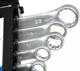 Geko KLUCZE PLASKO-OCZKOWE SATYNA 6-22MM 12EL CRV/CLIP G11243 GEKO