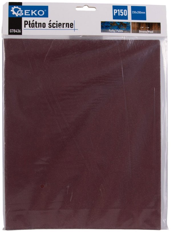 Geko Λειαντικό Πανί 230x280mm P150 (10/500)