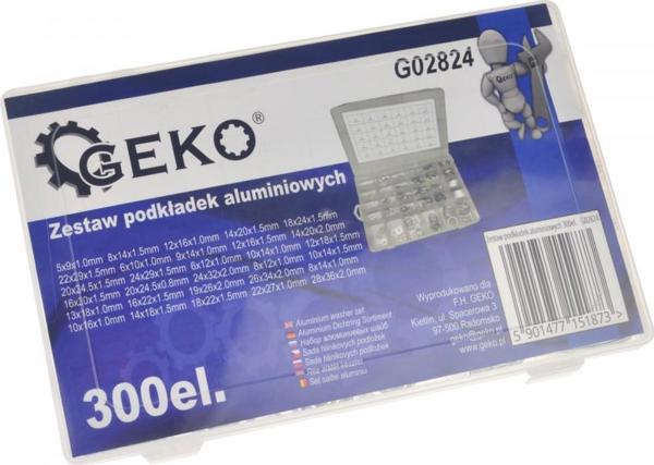 Geko G02824 Σετ Αλουμινένια Υποστηρίγματα 300 Τεμάχια