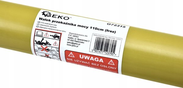 Geko Άξονας Μετάδοσης Κίνησης Φρέζας 110cm, 600Nm, για Γεωργικά Μηχανήματα έως 47 HP