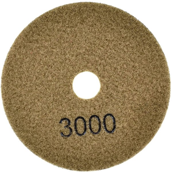 Geko Tarcza polerska do szlifowania gresu na sucho 100mm GR3000 (25/250))