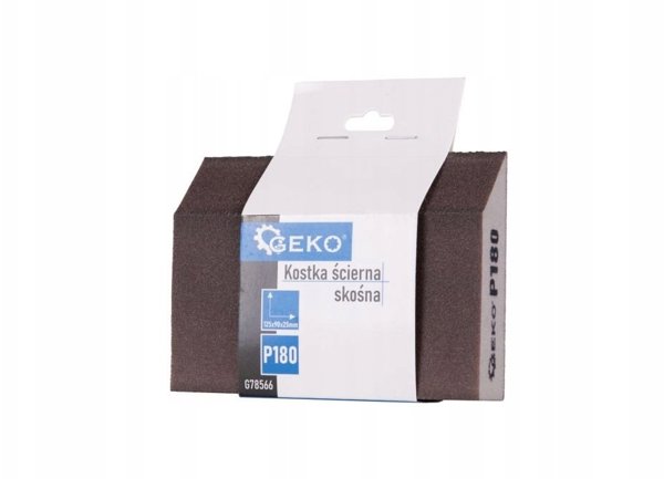 Geko Λειαντικό Σφουγγάρι Πλαγίας 125x90x25mm P180