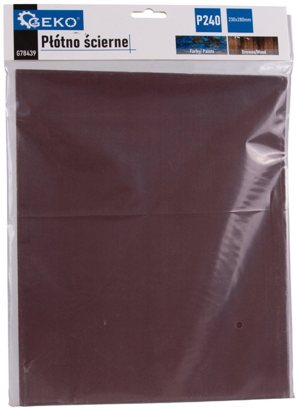 Geko Plotno scierne – arkusz 230x280mm P240