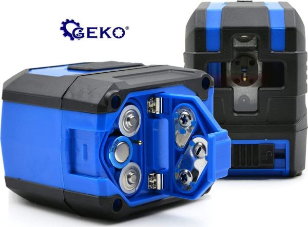 Geko Laser Επιπέδου Αυτοεπιπεδούμενο G03302 - Cross Line Laser με Λειτουργία Κλειδώματος για Διαγώνιες Γραμμές