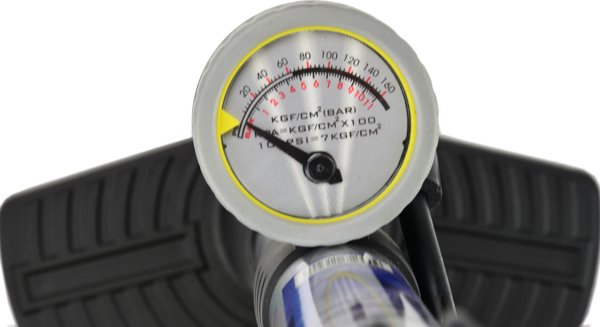 Geko Πιεσόμετρο Αντλία με Μανόμετρο 38x530mm Αλουμινίου GEKO PROFI