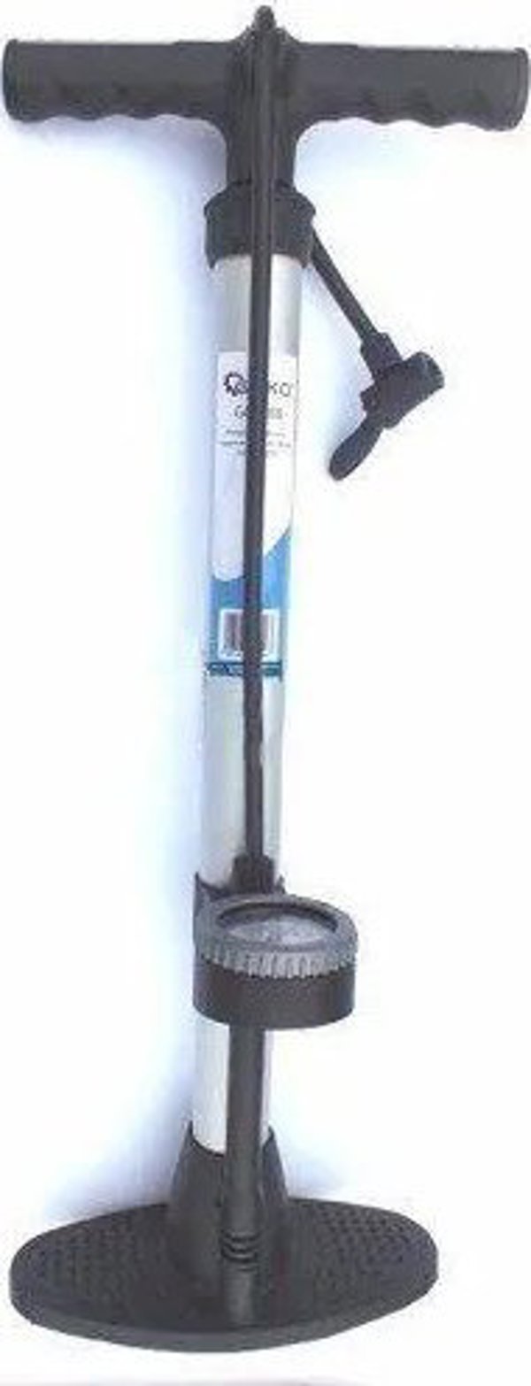 Geko Πιεσόμετρο Αντλία με Μανόμετρο 38x530mm Αλουμινίου GEKO PROFI