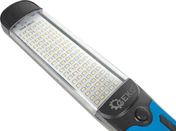Geko Λάμπα Εργαστηρίου LED 15W 230V με Μαγνήτη, Γάντζο και Καλώδιο 5m