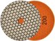 Geko Tarcza polerska do szlifowania gresu na sucho 125mm GR200 (25/250)
