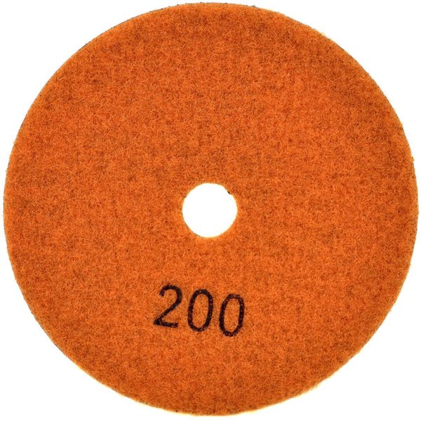 Geko Tarcza polerska do szlifowania gresu na sucho 125mm GR200 (25/250)