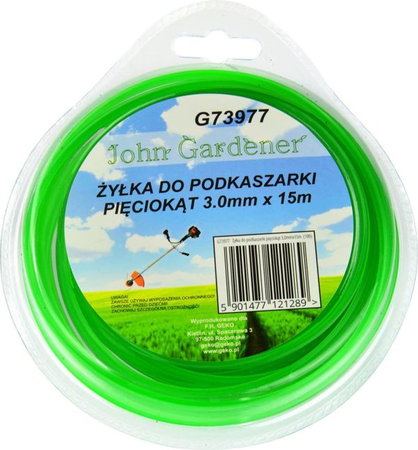 Geko Zylka do podkaszarki pieciokat 3,0mmx15m 80