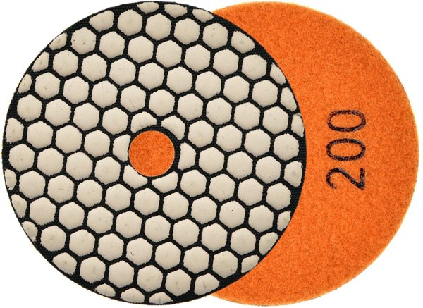 Geko Tarcza polerska do szlifowania gresu na sucho 100mm GR200 (5/250)