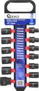Geko Σετ Κρουστικά Καρυδάκια 1/2" 13 Τεμαχίων 10-27mm G10514