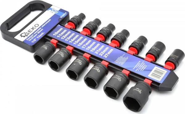 Geko Σετ Κρουστικά Καρυδάκια 1/2" 13 Τεμαχίων 10-27mm G10514