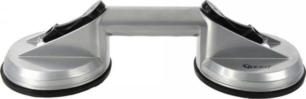 Geko Διπλή Βεντούζα για Τζάμια 2x115mm από Αλουμίνιο G02454