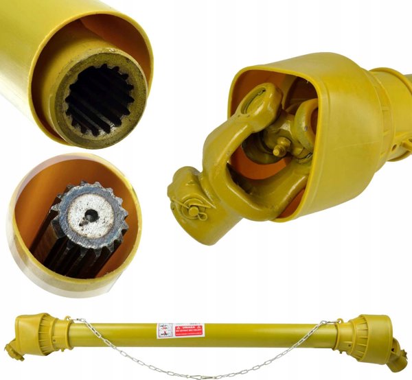 Geko Άξονας Μετάδοσης Κίνησης Φρέζας 120cm, 30-47 HP, 600 Nm