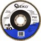 Geko Δίσκος Πτερυγίων Λείανσης 125mm P40, Ζαργκονέ για Γωνιακό Τροχό